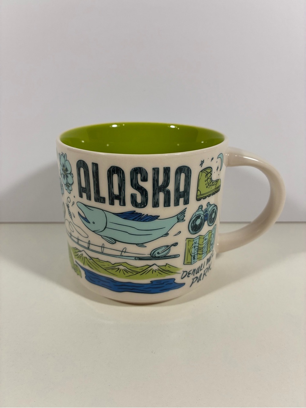 Starbucks ALASKA Been There Series Globe Coffee Mug Cup 14oz 2020 BWA20 NWOB